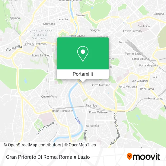 Mappa Gran Priorato Di Roma
