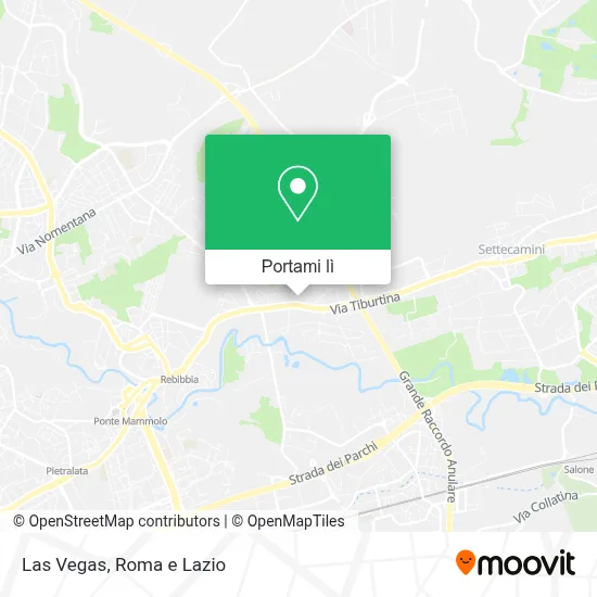 Mappa Las Vegas