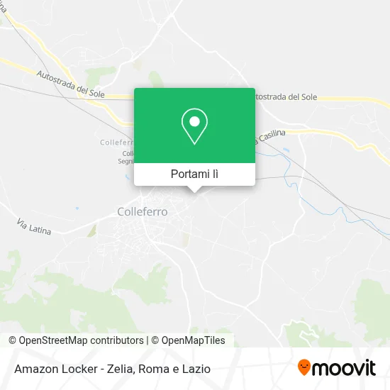 Mappa Amazon Locker - Zelia