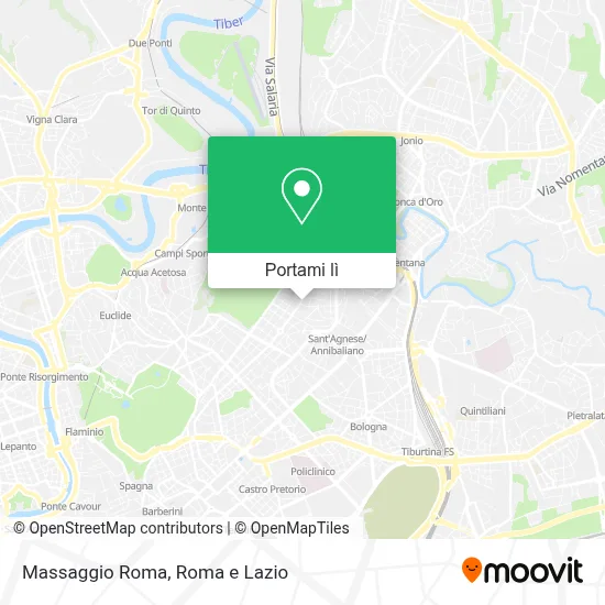 Mappa Massaggio Roma