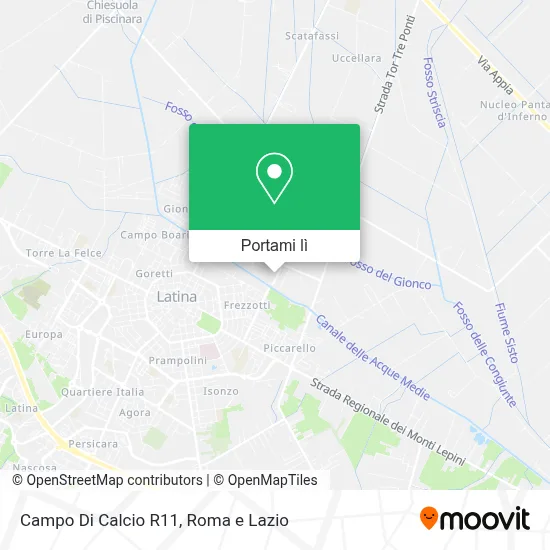 Mappa Campo Di Calcio R11