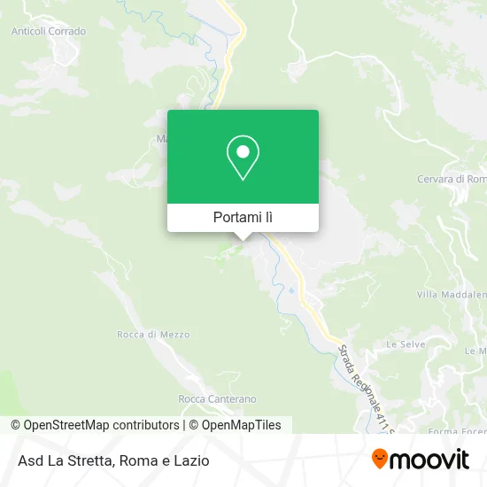 Mappa Asd La Stretta