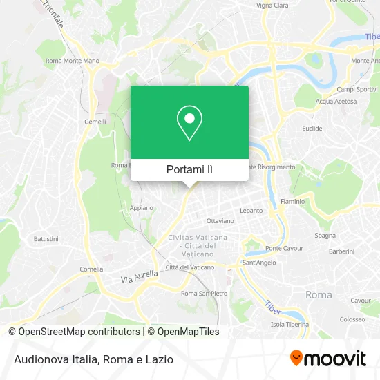 Mappa Audionova Italia