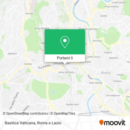Mappa Basilica Vaticana