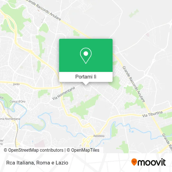 Mappa Rca Italiana