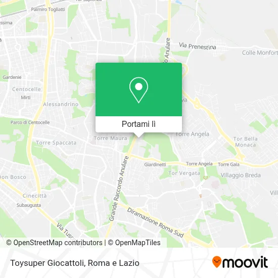 Mappa Toysuper Giocattoli