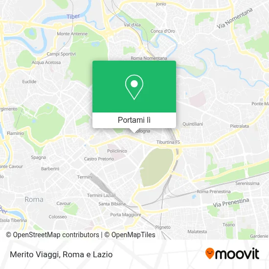 Mappa Merito Viaggi