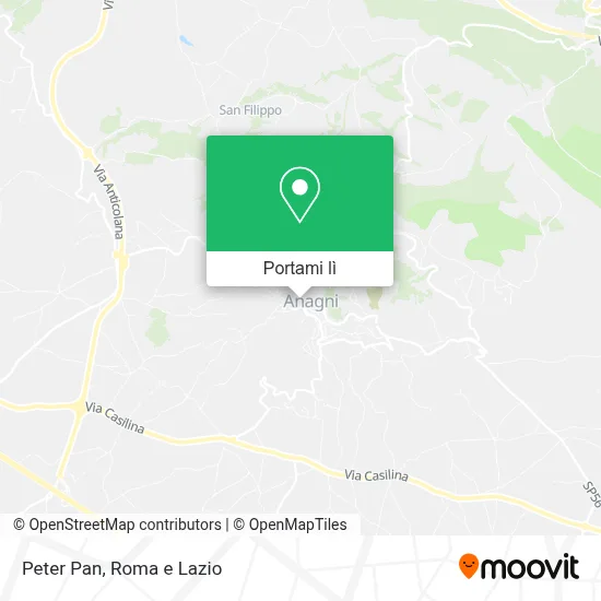 Mappa Peter Pan