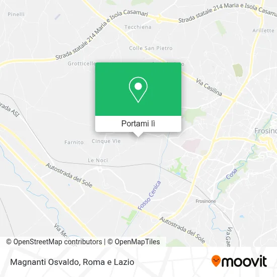 Mappa Magnanti Osvaldo