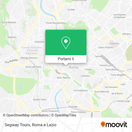 Mappa Segway Tours