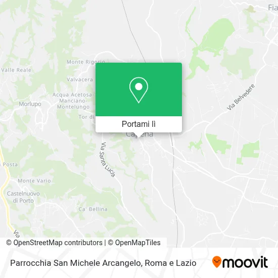 Mappa Parrocchia San Michele Arcangelo