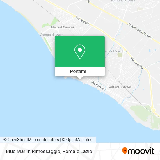 Mappa Blue Marlin Rimessaggio