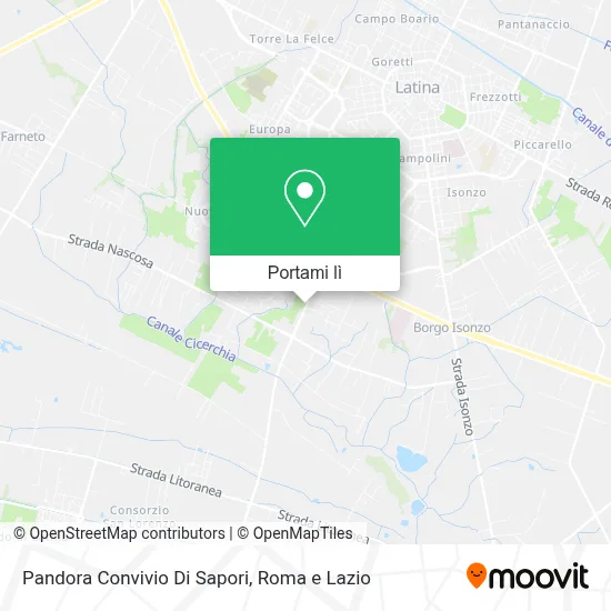 Mappa Pandora Convivio Di Sapori