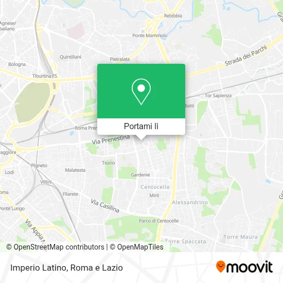 Mappa Imperio Latino