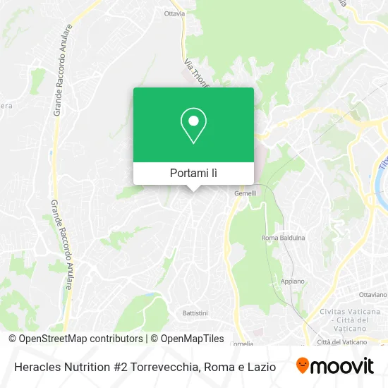 Mappa Heracles Nutrition #2 Torrevecchia