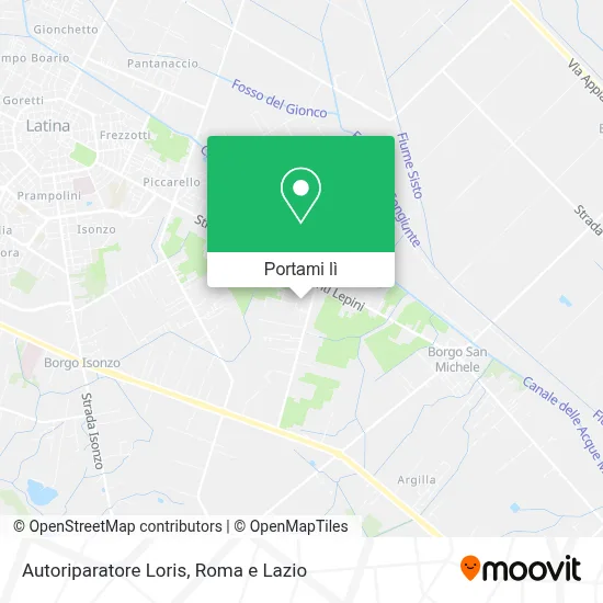 Mappa Autoriparatore Loris