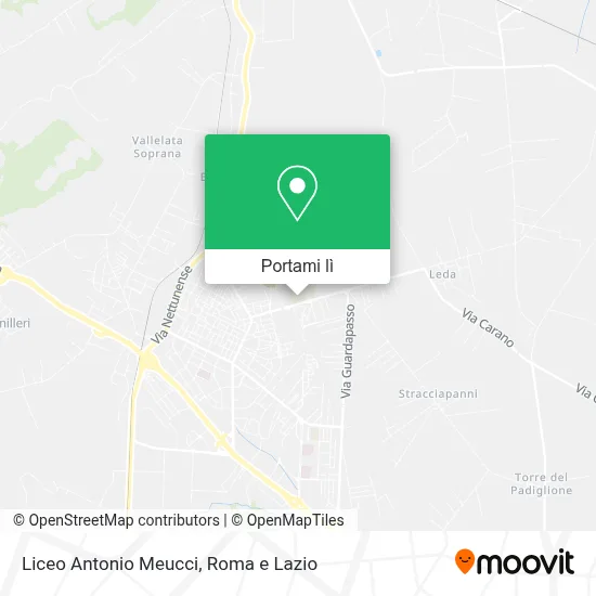 Mappa Liceo Antonio Meucci
