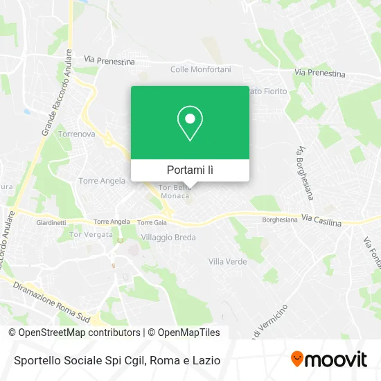 Mappa Sportello Sociale Spi Cgil