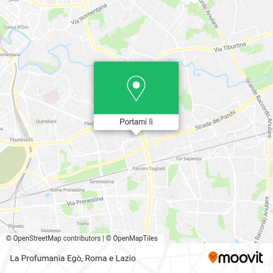 Mappa La Profumania Egò