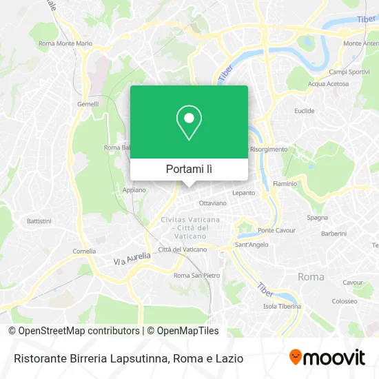 Mappa Ristorante Birreria Lapsutinna