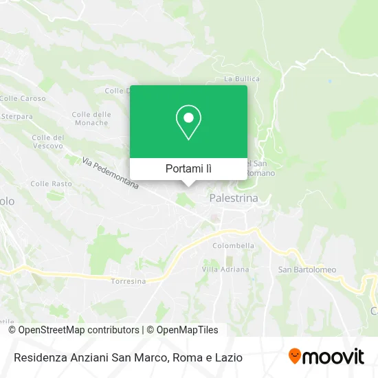 Mappa Residenza Anziani San Marco