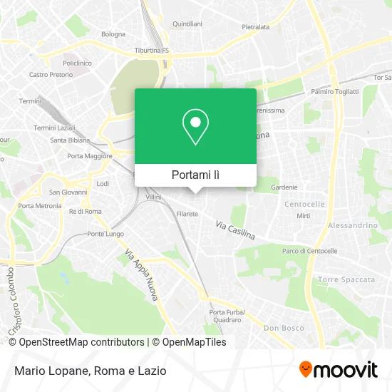 Mappa Mario Lopane