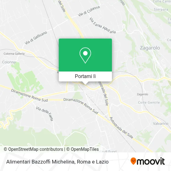 Mappa Alimentari Bazzoffi Michelina