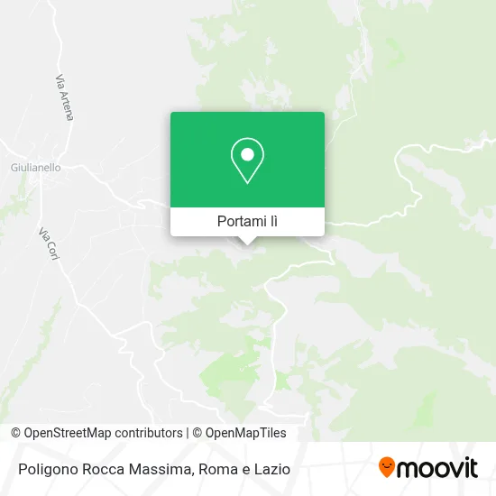 Mappa Poligono Rocca Massima