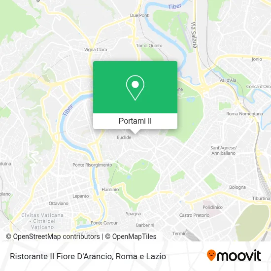 Mappa Ristorante Il Fiore D'Arancio