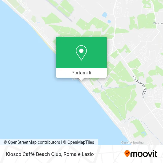 Mappa Kiosco Caffè Beach Club