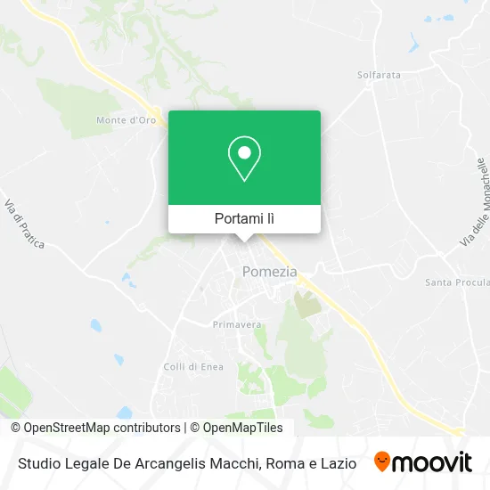 Mappa Studio Legale De Arcangelis Macchi