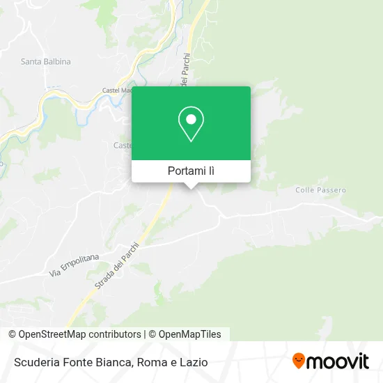 Mappa Scuderia Fonte Bianca