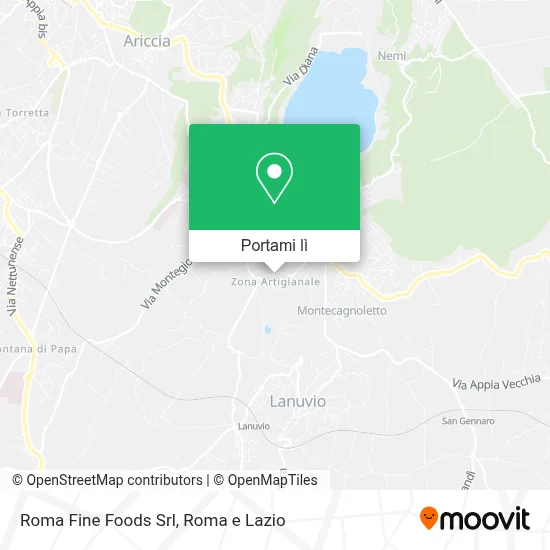 Mappa Roma Fine Foods Srl