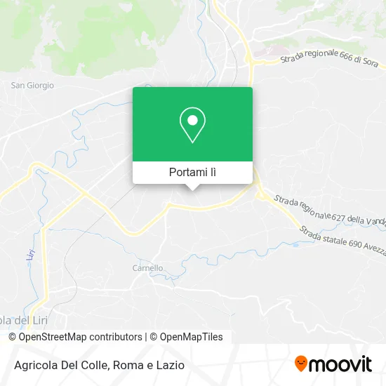 Mappa Agricola Del Colle