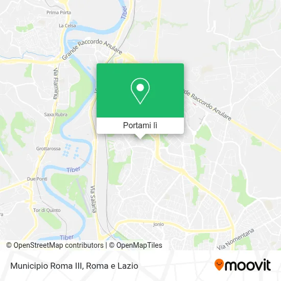 Mappa Municipio Roma III