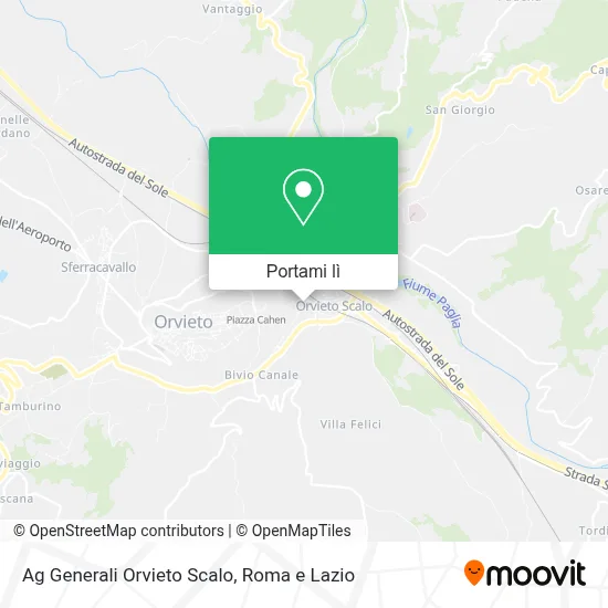 Mappa Ag Generali Orvieto Scalo