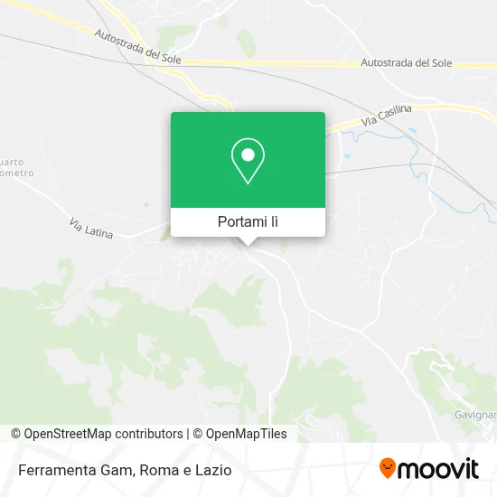 Mappa Ferramenta Gam