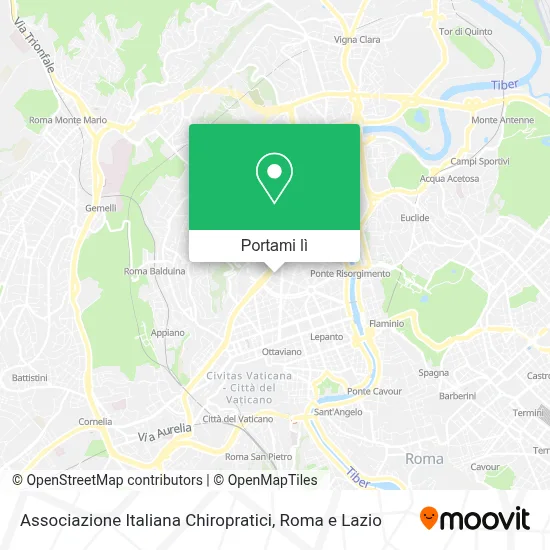 Mappa Associazione Italiana Chiropratici