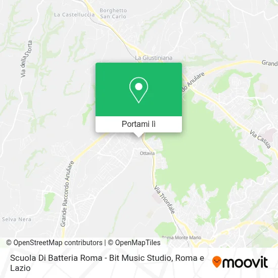 Mappa Scuola Di Batteria Roma - Bit Music Studio
