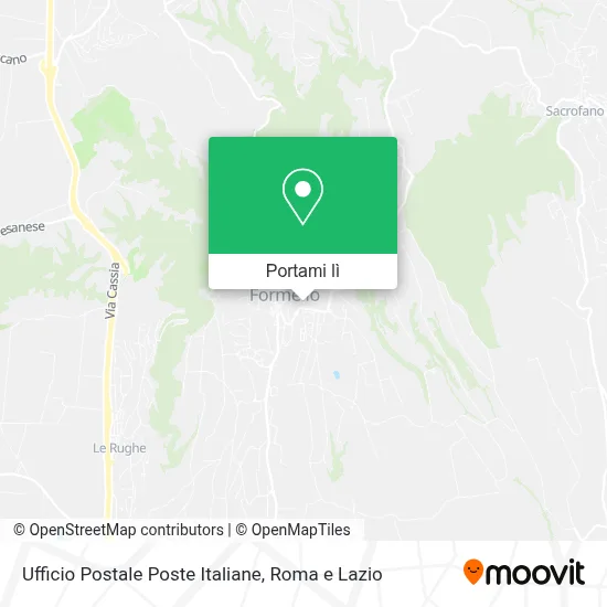 Mappa Ufficio Postale Poste Italiane
