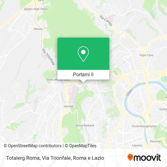 Mappa Totalerg Roma, Via Trionfale