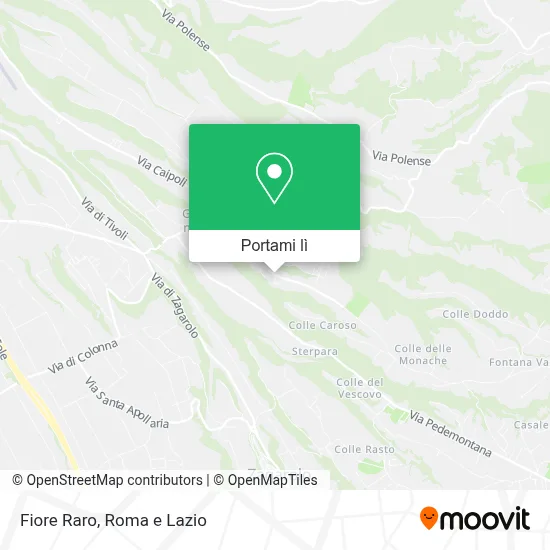 Mappa Fiore Raro