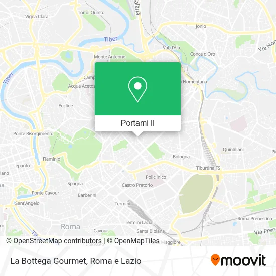 Mappa La Bottega Gourmet