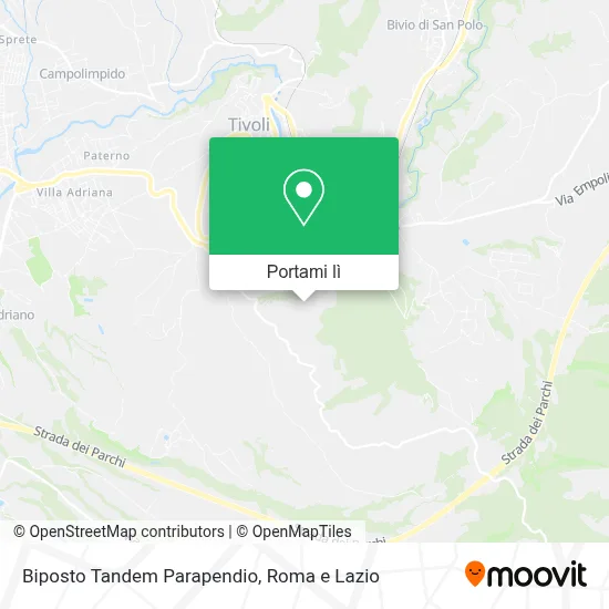 Mappa Biposto Tandem Parapendio
