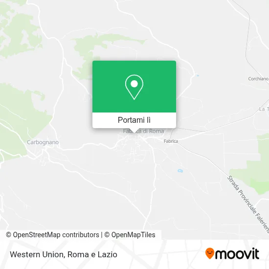 Mappa Western Union
