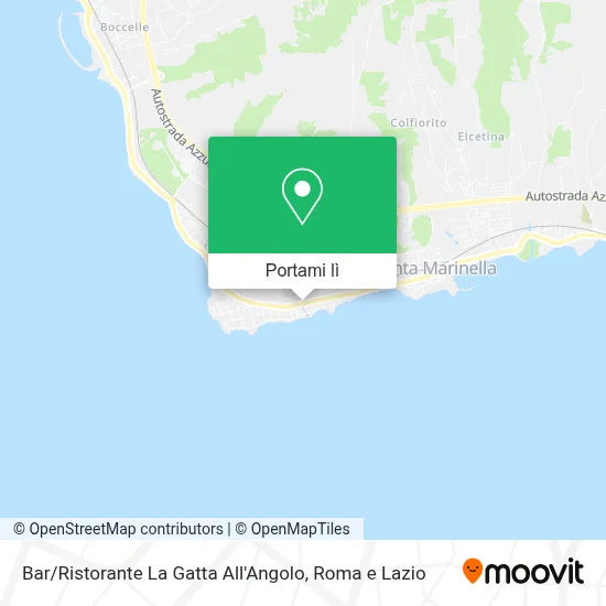 Mappa Bar / Ristorante La Gatta All'Angolo