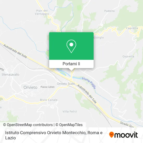 Mappa Istituto Comprensivo Orvieto Montecchio