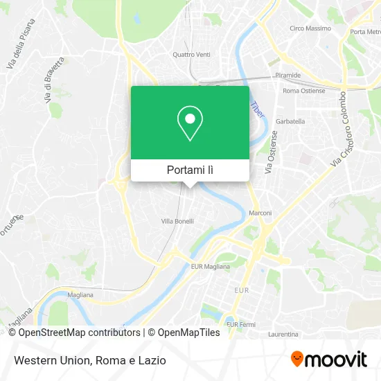 Mappa Western Union