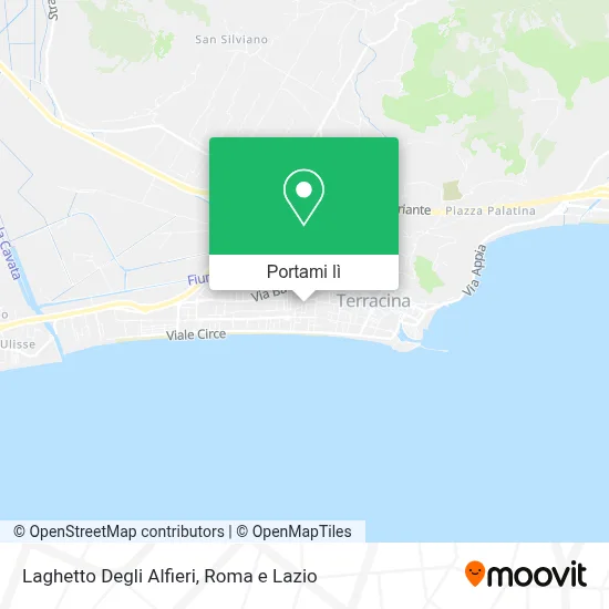 Mappa Laghetto Degli Alfieri