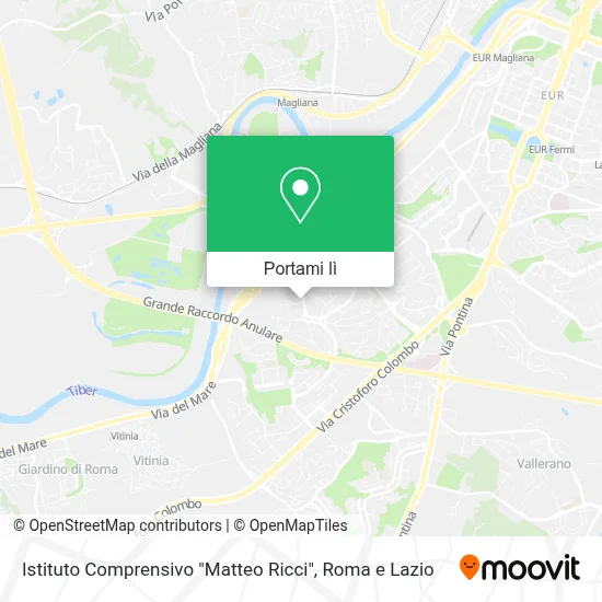 Mappa Istituto Comprensivo "Matteo Ricci"